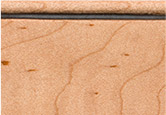 Obsidian-Glaze On Natural Maple